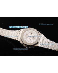Audemars Piguet Royal Oak Offshore Swiss Valjoux 7750 Movement White Dial with White Numerals and SS Strap